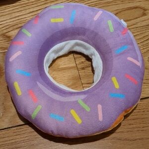 Cat Cone Pillow - Donut - Purple - Sz M